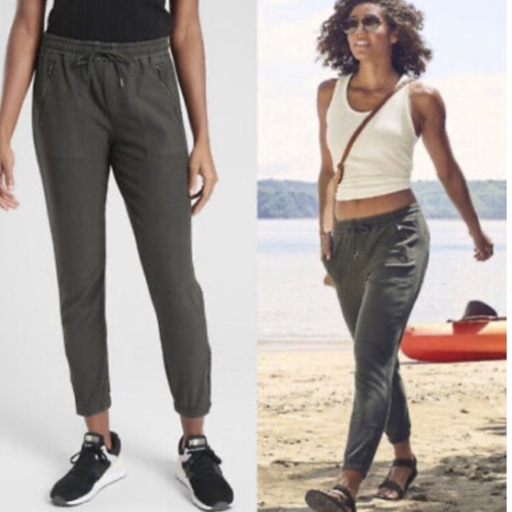 Athleta Charcoal Gray Jogger Pants